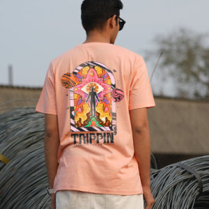 TRIPPIN OVERSIZE PEACH T-SHIRT