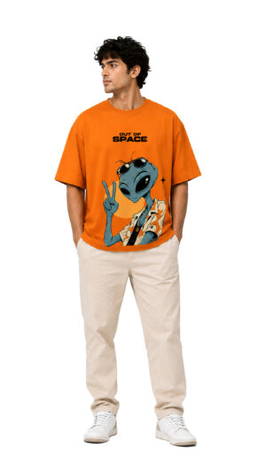 Alien Graphic Oversized T-Shirt