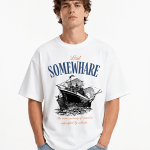 Lost Somewhere Vintage Oversized T-Shirt