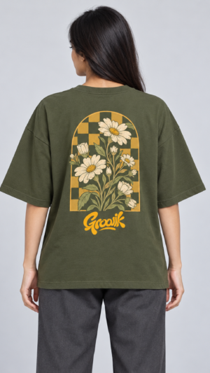 Earth Edit Oversized T-Shirt by Groovik