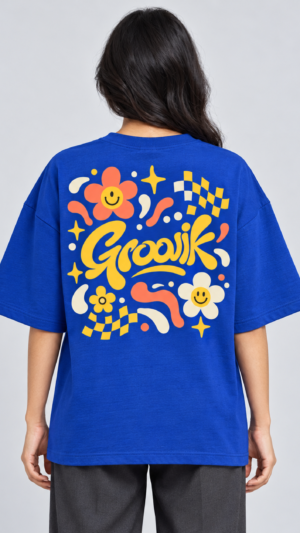 Colour Pop Oversized T-Shirt by Groovik