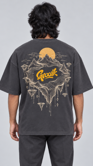 Concrete Club Oversized T-Shirt by Groovik