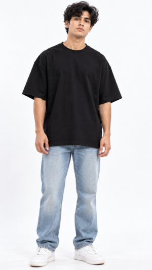 Essential Plain Oversized T-Shirt by Groovik