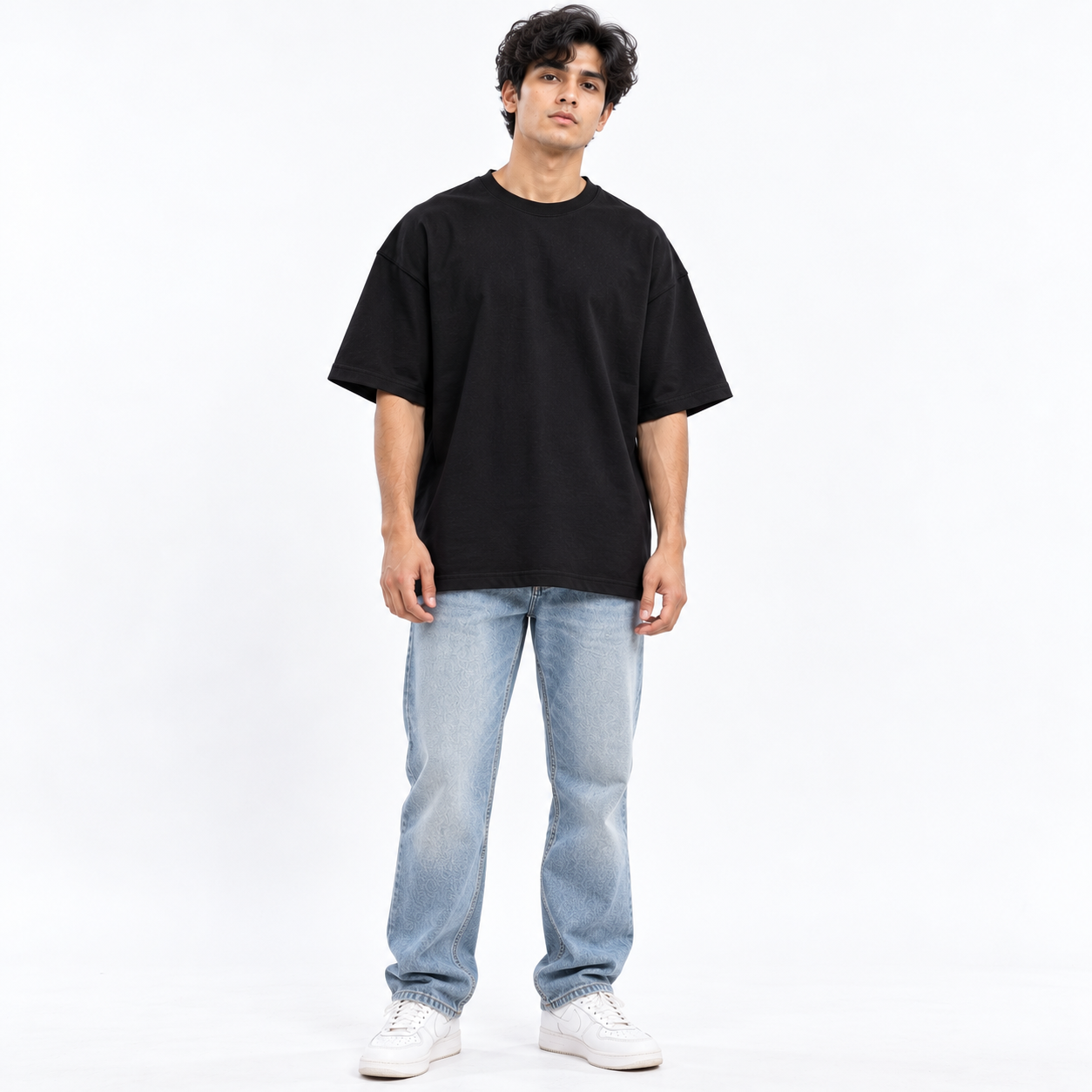 Essential Plain Oversized T-Shirt by Groovik
